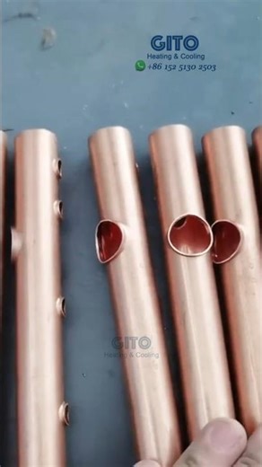 Copper Tube Hole Punching for Heat Exchanger