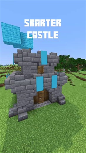 Starter Castle #minecraft #tutorial #viral #castle