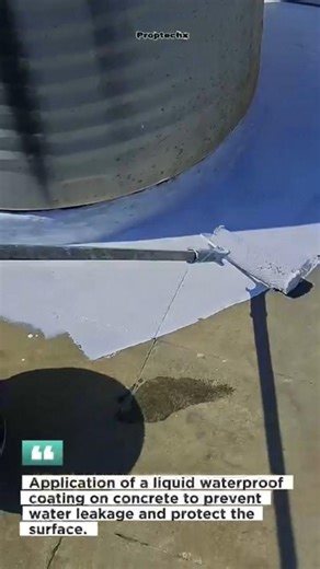 Concrete Waterproofing Hack That Stops Leaks Fast #construction #diy #waterproofing