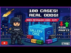 Opened 100 GALLERY CASES & Revealed the REAL Odds! 😱 (CS2 Simulator) | Code: SVT