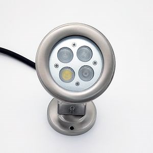 [Hot Item] Waterproof IP68 AC85-265V RGB LED Underwater Spot Pool Fountain Light with Remote