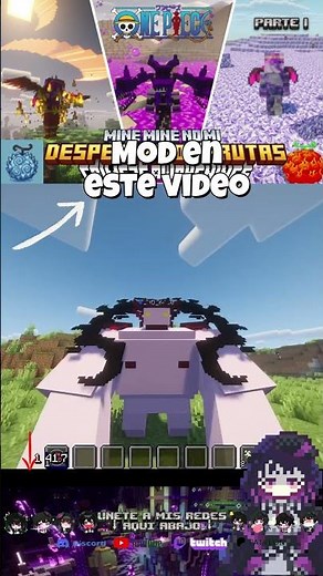 🍍Amazing Awakened Fruits Part 2 / Mine Mine no Mi / One Piece #mod #minecraft #mineminenomi