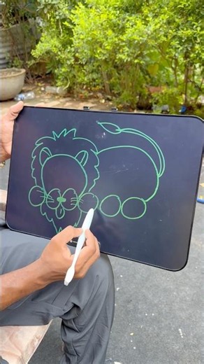 How to draw a lion with 000000 / the ultimate drawing #shorts #drawing