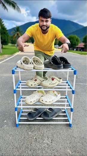 New PVC Shoes Stand Rack Quick Unboxing & Fitting😁