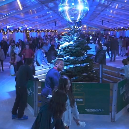 Edinburgh's Christmas Ice Rink returns 22 November 2024 - 4 January 2025 ❄️ | Edinburgh's Christmas