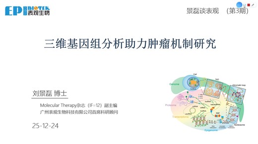 三维基因组分析助力肿瘤机制研究
