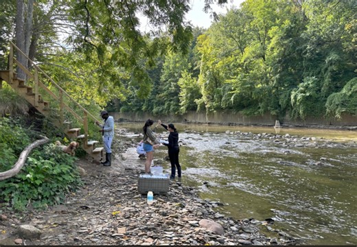 Colorful crayfish found in Chagrin River has rare mutation