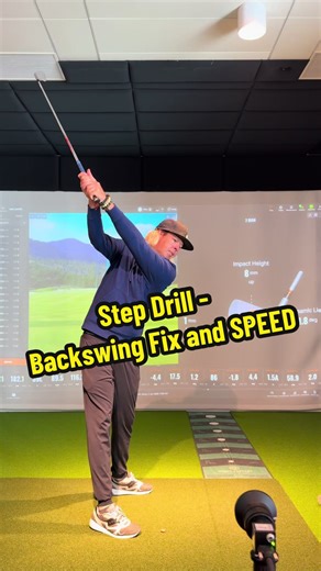 Improve Your Golf Backswing Speed with This Step Drill