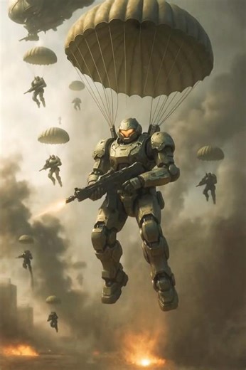 Futuristic soldiers battle #futuristicsoldier #war #battleofrobots