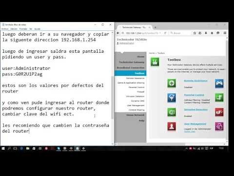 como ingresar a router technicolor tg582n telsur