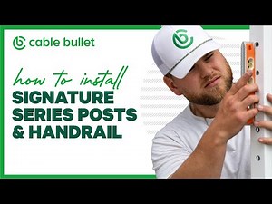 How to Install Signature Series Posts & Handrail