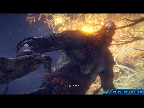 Elden Ring - Fire Giant Boss Fight & Location (Easy Cheese Instant Kill Method)