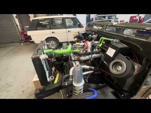 Defender 200 Tdi restoration water hoses and engine sundries