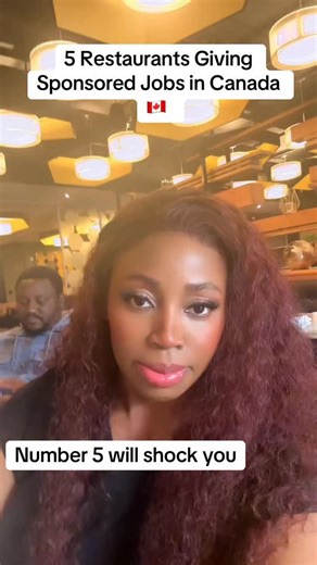 5 Restaurants giving sponsored jobs in Canada 🇨🇦 #japa #studentsincanada #jobsincanada #nigeriansincanada #nigeriansindiaspora #lmia #newtocanada #canadavisa🇨🇦 | TercesJobs