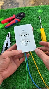 6.4K views | Electrician’s secret revealed How to install a double outlet like a pro #DIYFix #HomeHack #ElectricianTips #SmartFix #LifeHack | Master of Solution | Facebook