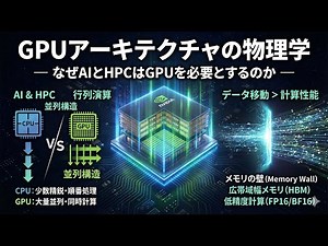 GPUアーキテクチャの物理学 ― なぜAIとHPCはGPUを必要とするのか ―