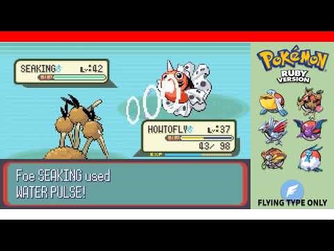 EP08 - A WORTHY FINAL GYM BATTLE - POKEMON RUBY - FLYING TYPE ONLY