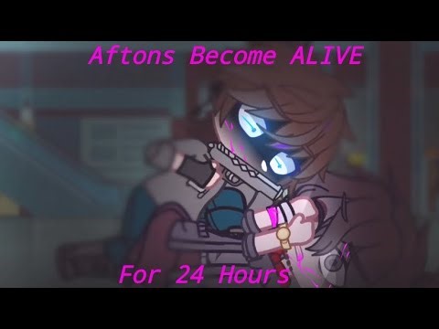 Afton Family Becomes ALIVE For 24 Hours // GACHA FNaF // Angst?