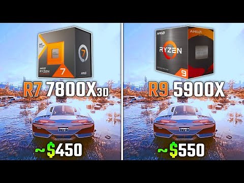 RYZEN 7 7800X3D vs RYZEN 9 5900X | Test in 6 Games