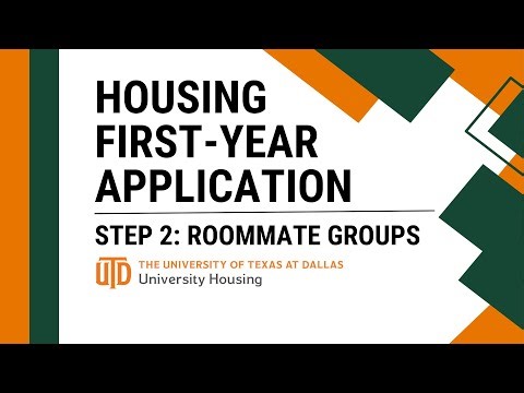 UT Dallas 2026-2027 First-Year Housing Application Video (Part 2)