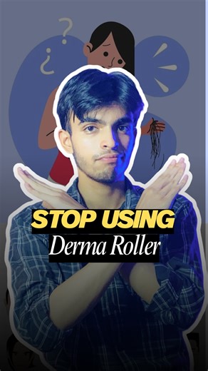 Aashish | Skincare • Haircare• Style on Instagram: "Comment “link” if you want to know the exact derma stamp I use. Most people still use a derma roller for hair regrowth — but what if I told you there’s a better, safer, and more effective option? It’s called the Derma Stamp — and it’s a complete upgrade. Unlike the roller, which can cause pain, infection, and uneven pressure, the derma stamp gives you controlled, precise micro-punctures that boost blood circulation and improve absorption of pro