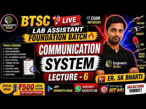 Basic Communication System Explained | Lecture 06 | Electronics Engineering by Er. SK Bharti #btsc