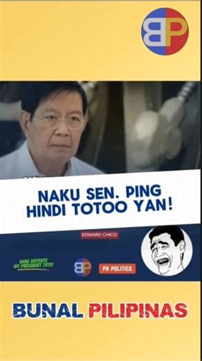 Naku Sen. Ping hindi po totoo yan #bunalpilipinas #phpolitics #phupdate