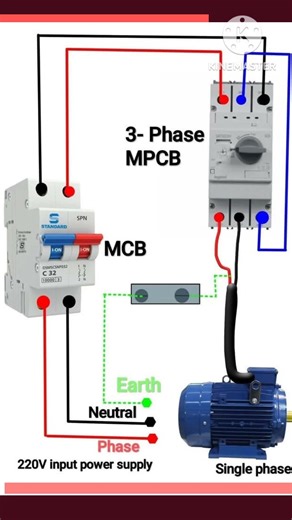 How Electricians Wire Single Phase on 3 Phase Supply l Correct Method #shorts #wiring