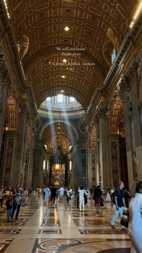You Have to See Inside St.Peter’s Basilica to Believe It #vatican #italy #travel #shorts