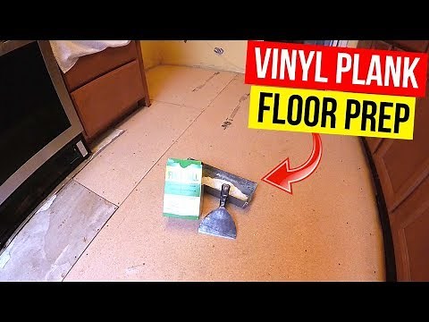 How To Prep your Subfloor for Vinyl Plank Flooring -Jonny DIY