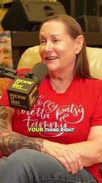 georgette jones learned a lesson from her daddy when she tried to change the station in his car.