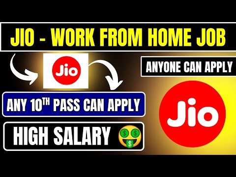 Reliance Jio Work From Home Job 2025 💥| 10th Pass Jobs | Online Jobs At Home | Remote WFH Jobs | WFH