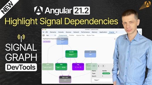 New in Angular DevTools: Dependency Highlighting in Signal Graph | Igor Sedov