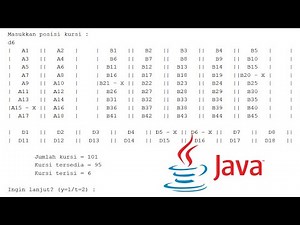 Aplikasi Pemesanan/Booking Kursi Bioskop (Java Programming)