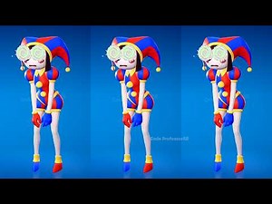 Fortnite Hypnot Eyes Emote With Pomni Skin Thicc 🍑😜😂 Amazing Digital Circus Collab 😱🔥