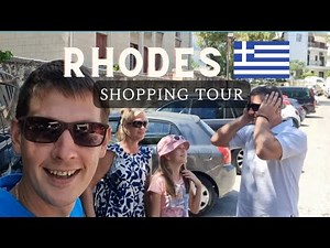 Family Fun: Shopping Day in Rhodes 🇬🇷