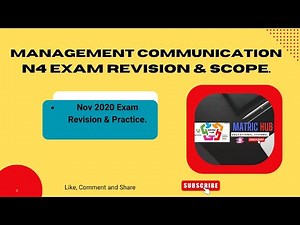 Management Communication N4 - P2 Nov 2020 Exam Paper.