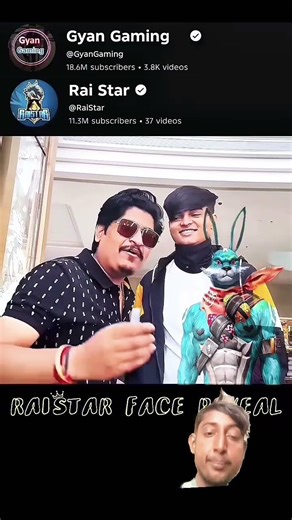 RaiStar face reveal 2026 #rai star#shorttrending #badga99ff #m1nx #tondegamer #total gaming 🤡