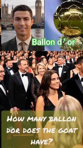 How many ballon dor does CR7 have?( The goat)#soccer #cr7