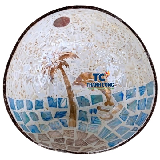 Wholesale Bespoke Capiz Shell Coconut Bowls for Boutique Gift Shops - TCMCB 8699W | Thanh Cong Handicraft Export Co.,Ltd
