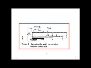 Design of balanced welded connection