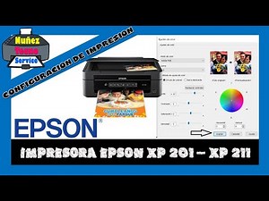 Configuracion de Impresion para Sublimacion 🖨️ EPSON XP 201- XP 211