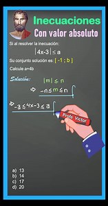 Profe Casas - INECUACIONES CON VALOR ABSOLUTO