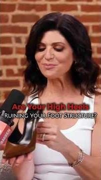 Tamsen Fadal | How High Heels Change Your Foot Anatomy & How to Fix It | @thetamsenshow #shorts