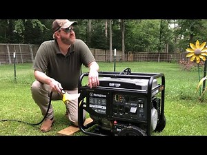 Connect Generator to House with Transfer Switch - Load Test Westinghouse