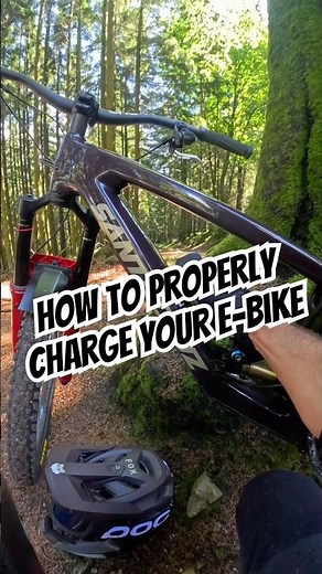 How to properly charge your e-bike #mtb #ebike #enduro #charging #santacruz