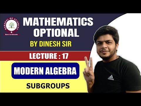 Modern algebra | Group theory | cyclic group | Target 350+ | Maths optional #GOS