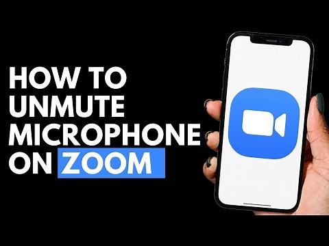 How To Unmute Microphone on Zoom in Android Phone | Zoom Tutorial