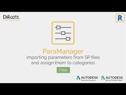 ParaManager | Revit Add-in Tutorial - Import Parameters from SP files and assign them to Categories