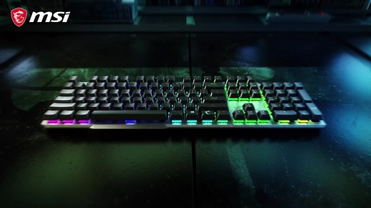 Introducing the VIGOR GK50 Elite. Machined with a brushed metal top plate, this full-sized keyboard is outfitted with Kailh blue switches and a vivid per-key RGB! With an entire suite of media controls for you to use, this keyboard is fit for any situation! https://msi.gm/3no7T3Y | MSI Gaming